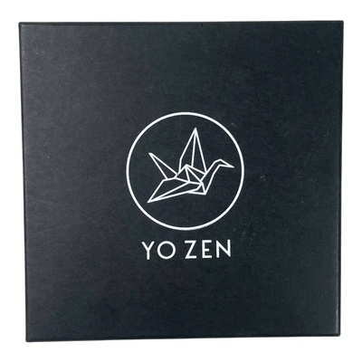 Yo Zen swan earrings, wooden