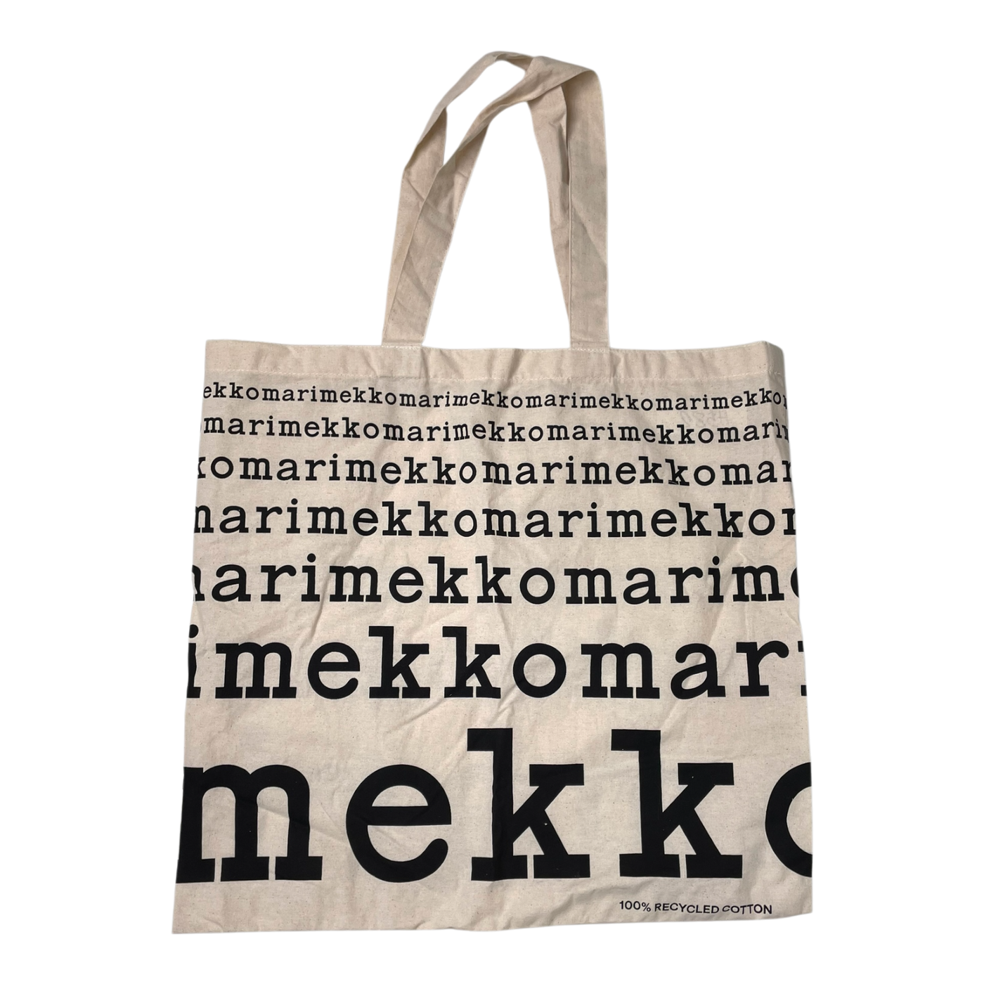 Marimekko logo bag, vanilla & black | onesize