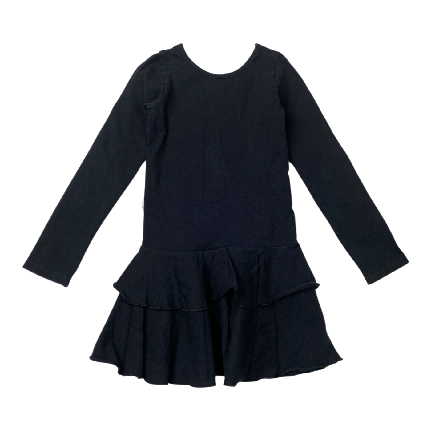 Gugguu frilla dress, black | 110cm