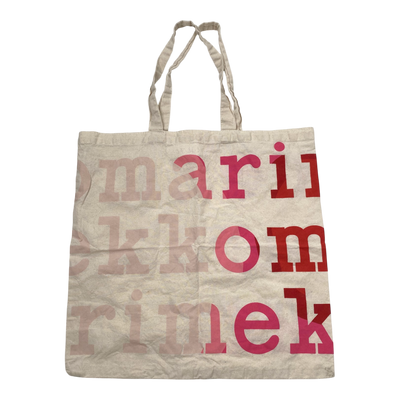 Marimekko logo bag, pink | onesize