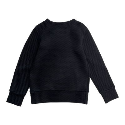 Gugguu bubble sweatshirt, black | 110cm