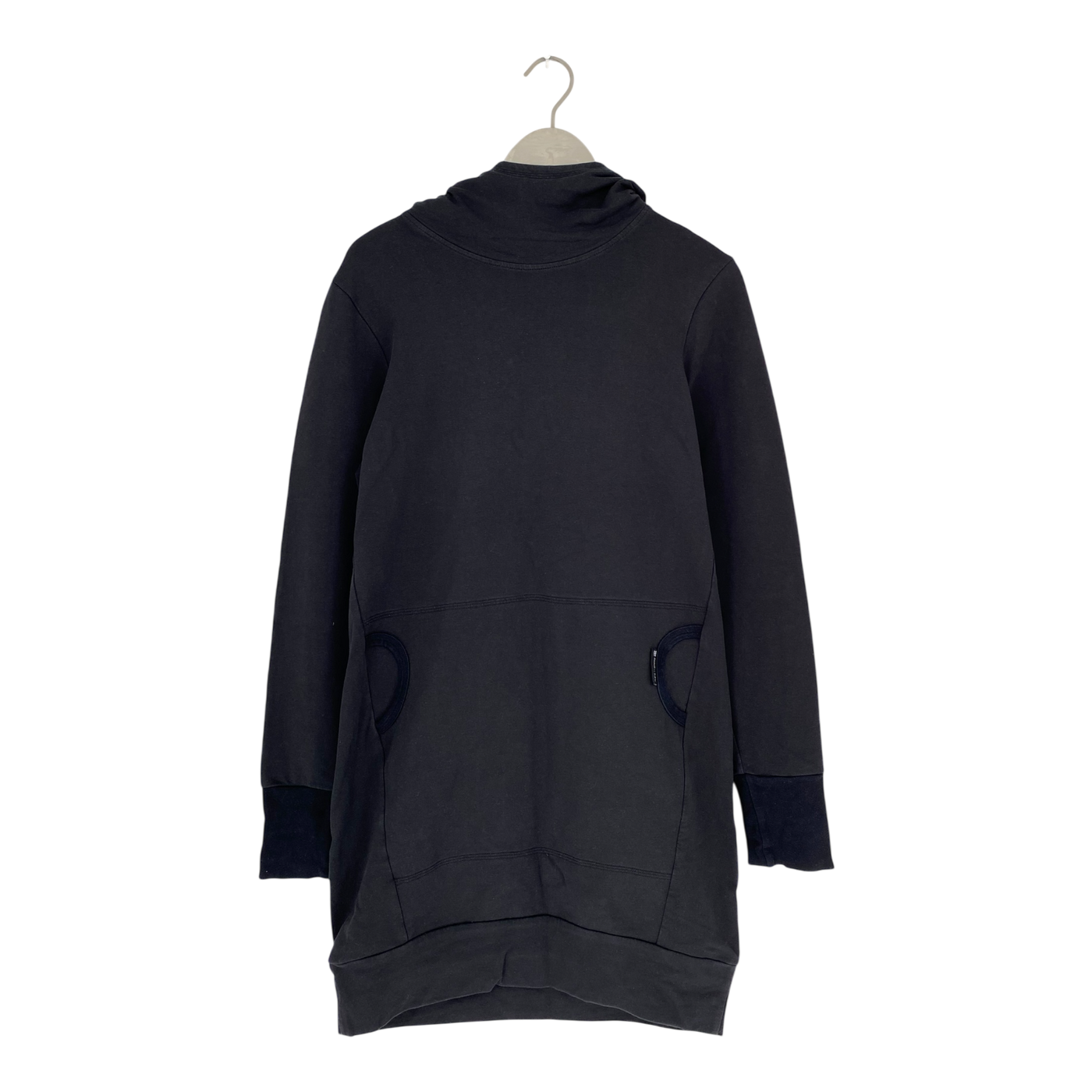 Ommellinen hoodie tunic, black | woman M