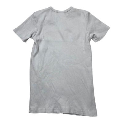 Gugguu rib t-shirt, light blue | 128cm