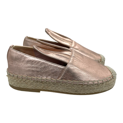Minna Parikka conejo espadrillo shoes, rose gold | 26