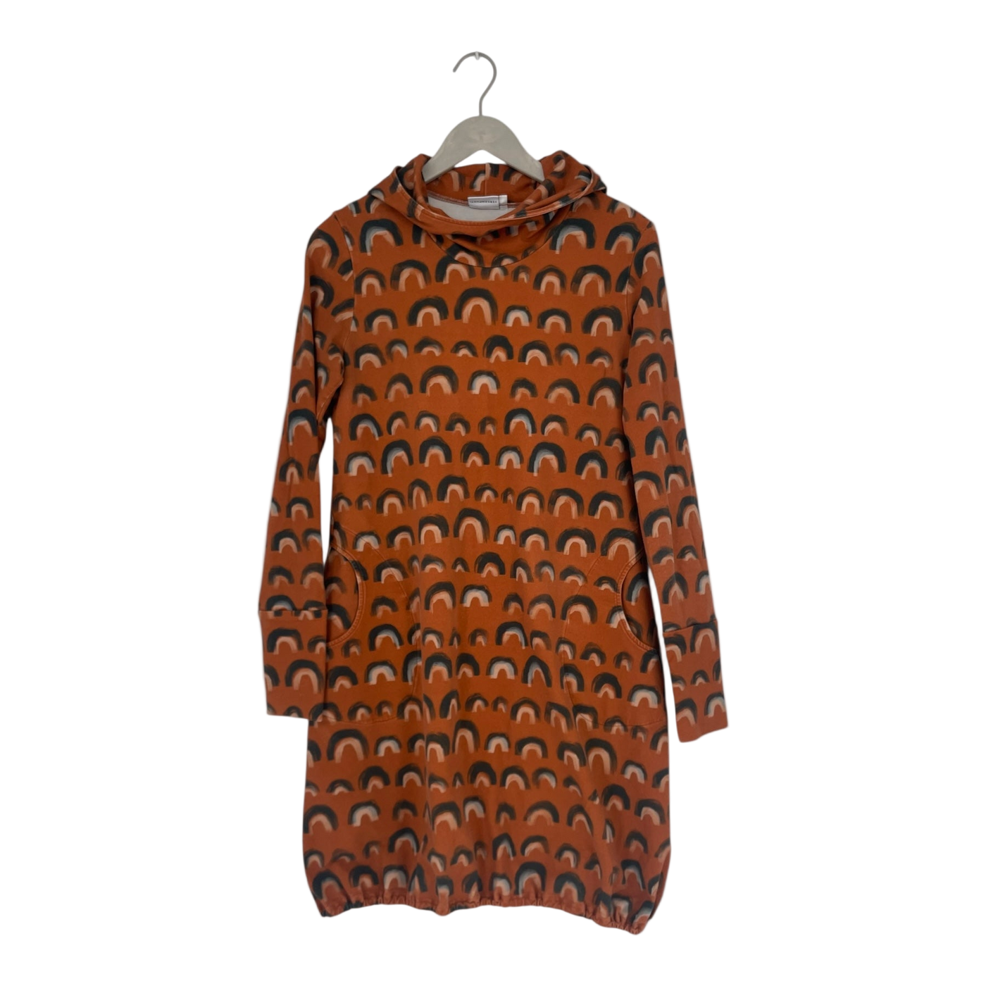 Versonpuoti hooded tunic, rainbows | woman L