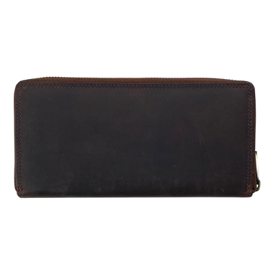 Holzrichter leather wallet, chocolate brown