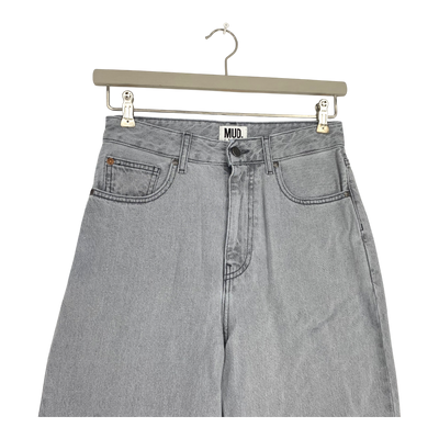 Mud Jeans brooke high barrel jeans, grey | woman w25