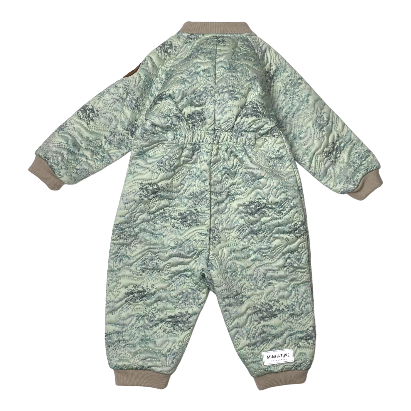 Mini A Ture boi thermo suit, sea foam green | 74cm