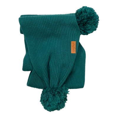 Gugguu cotton scarf, midnight green | kids