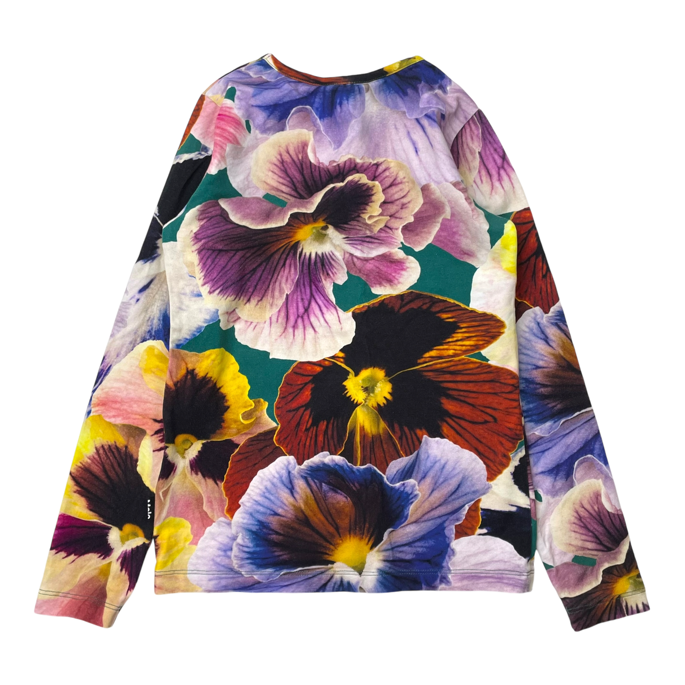 Molo t-shirt, velvet floral | 128cm