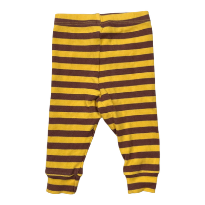 Mini Rodini rib leggings, stripe | 56/62cm