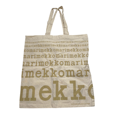 Marimekko logo bag, beige | onesize