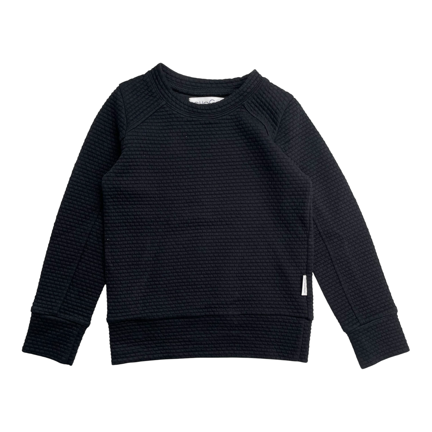 Gugguu bubble sweatshirt, black | 110cm
