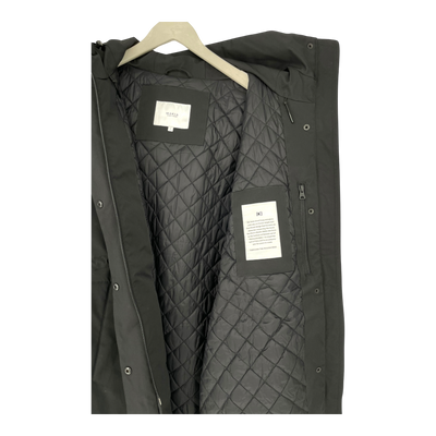 Makia laina winter parka jacket, black | woman L