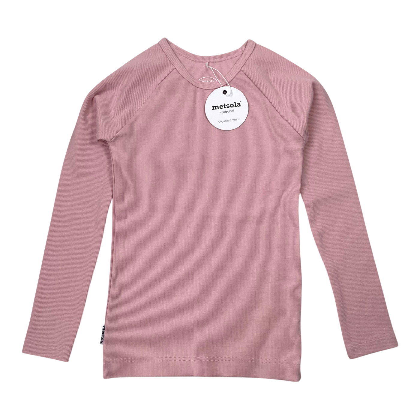 Metsola rib shirt, pink | 134cm