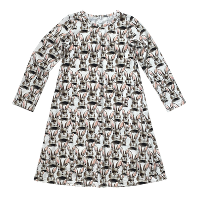Metsola dress, bunny | 122/128cm