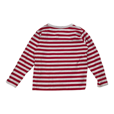 Marimekko tasaraita shirt, red | 104/110cm