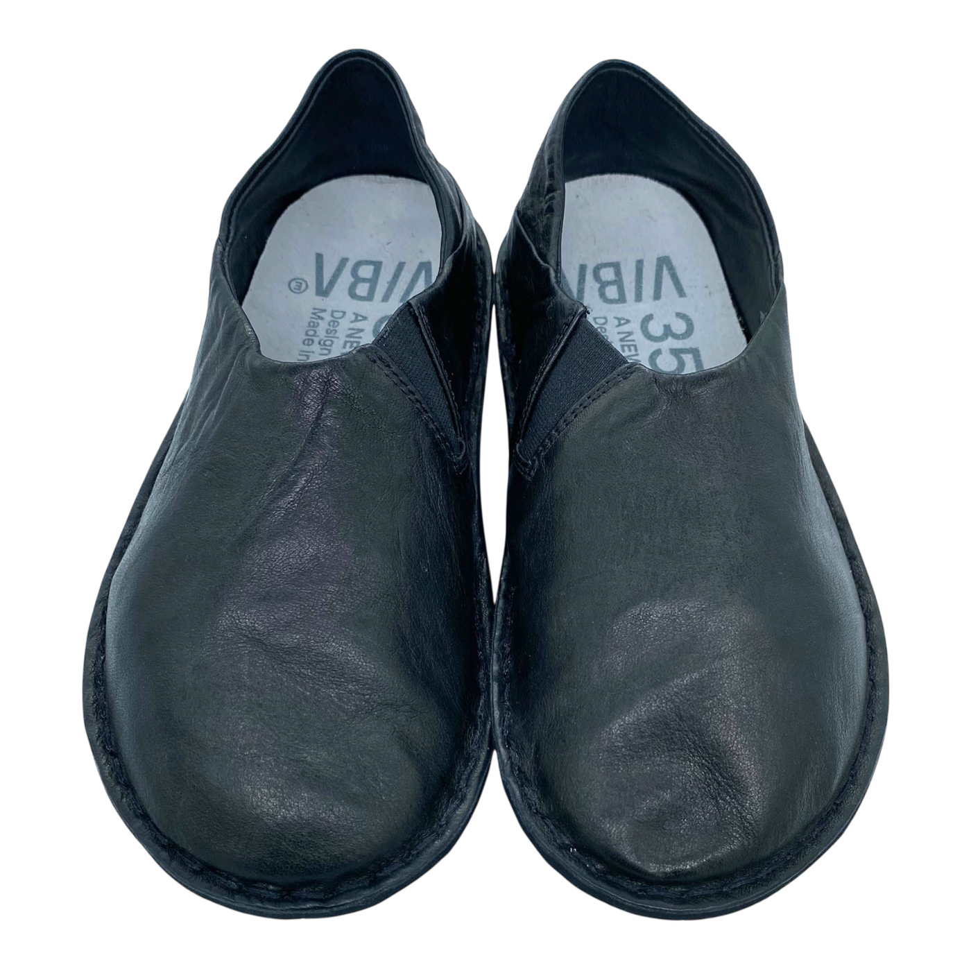 VIBAe Zuma leather shoes, preto black | 35