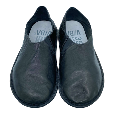 VIBAe Zuma leather shoes, preto black | 35