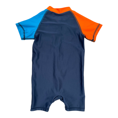 Reima anguilla UV swim suit, blue/orange | 68cm