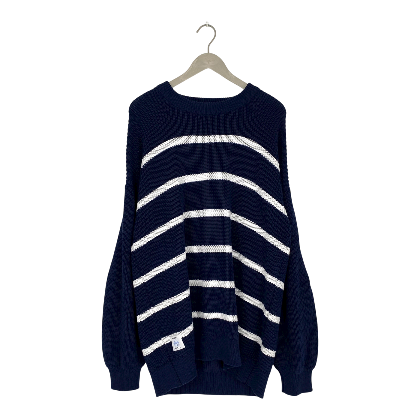 Makia oversized knitted sweater, stripes | unisex 2XL