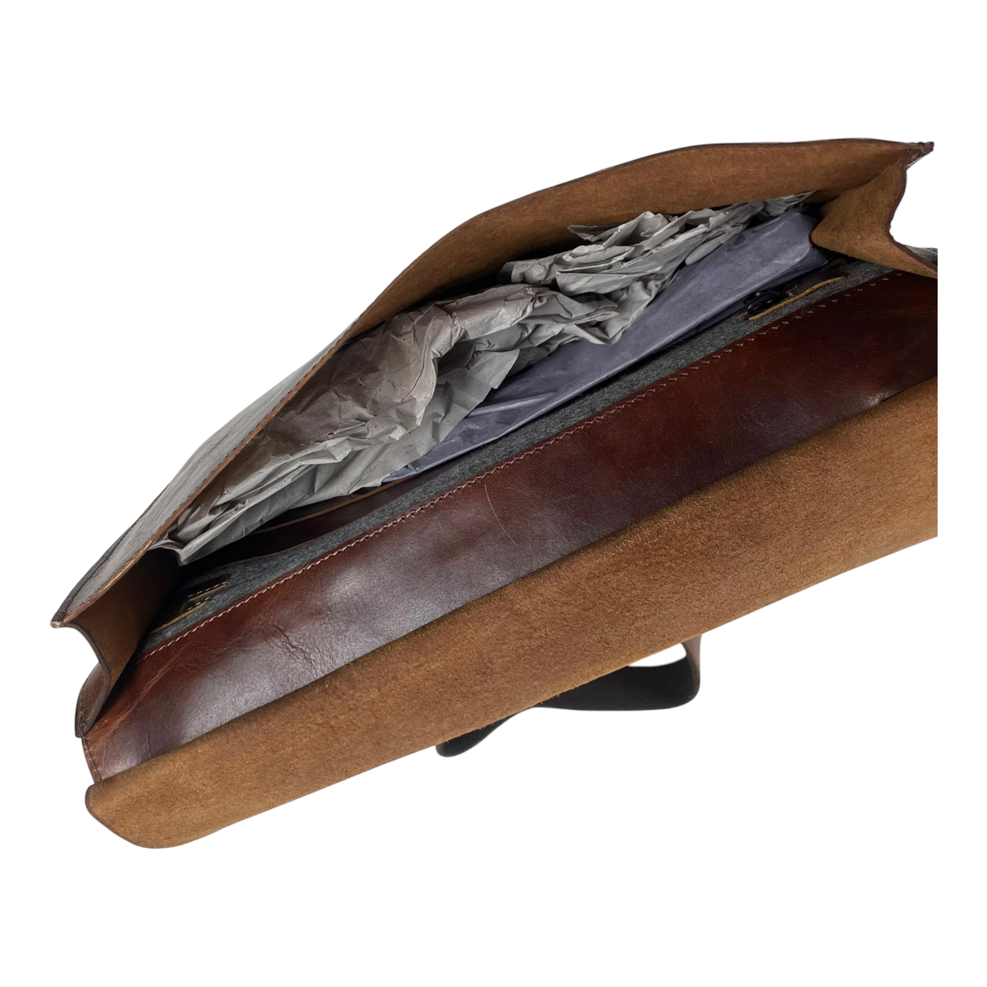 Harold's Bags leather aberdeen messenger bag, brown