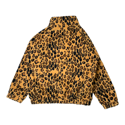 Mini Rodini fleece jacket, leopard | 128/134cm