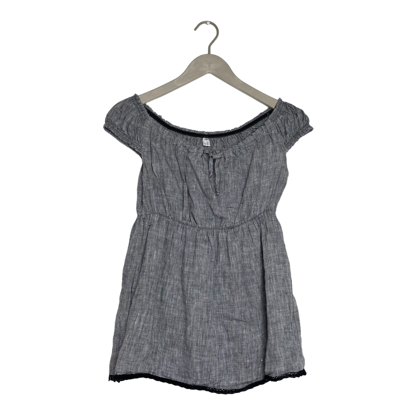 Bypias linen blouse, french grey | woman M