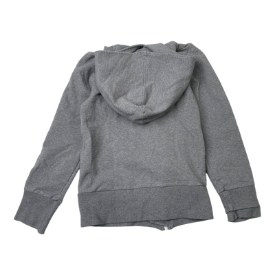 Gugguu zipper hoodie, grey | 140cm