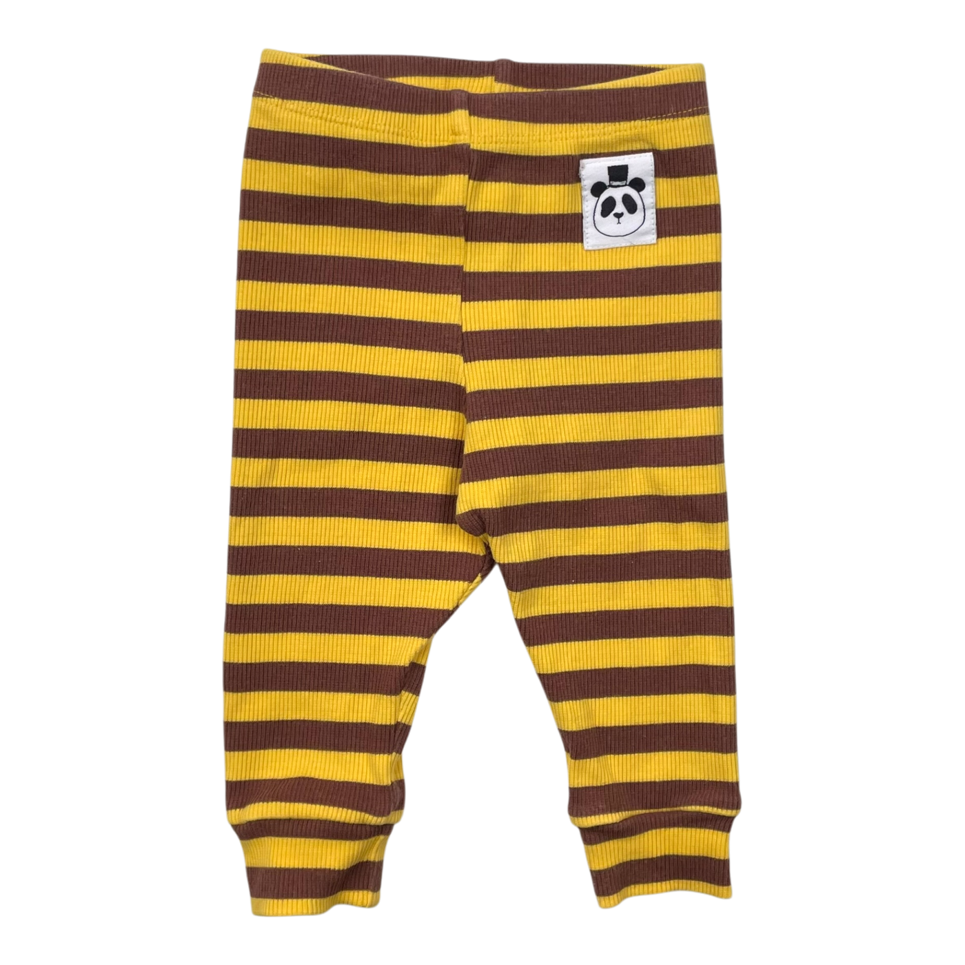 Mini Rodini rib leggings, stripe | 56/62cm