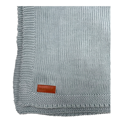 Metsola throw blanket, baby blue