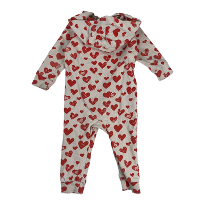 Molo sweat jumpsuit, heart | 80cm