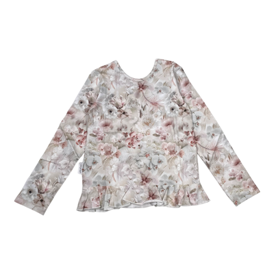 Gugguu frill shirt, flower | 110cm