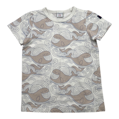 Polarn O. Pyret t-shirt, whale | 110/116cm