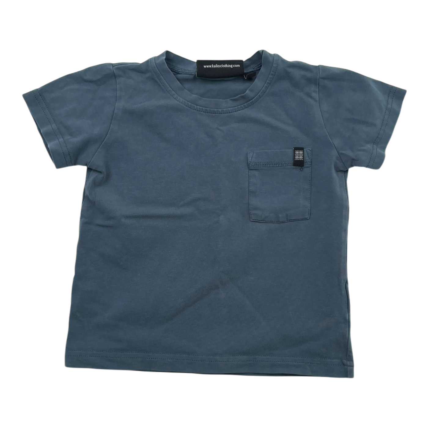 Kaiko pocket t-shirt, royal blue | 86/92cm