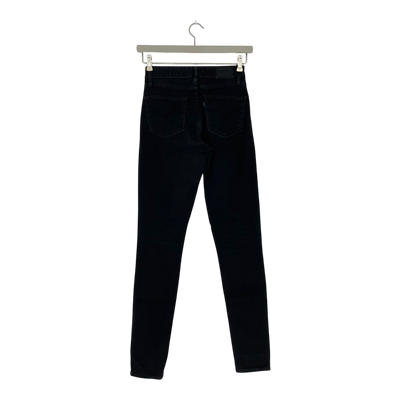 Levi's 721 high rise skinny jeans, black | woman W26 L32