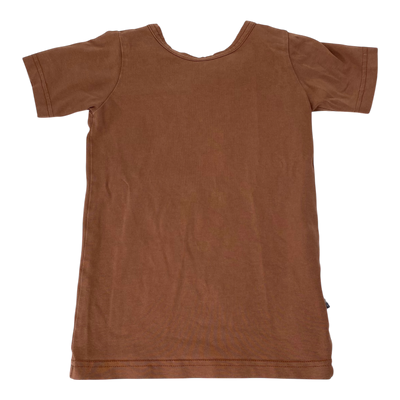 Kaiko cross t-shirt, brown sugar | 98/104cm
