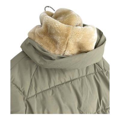 Embassy of Bricks and Logs Lyndon puffer jacket, pale olive | woman S