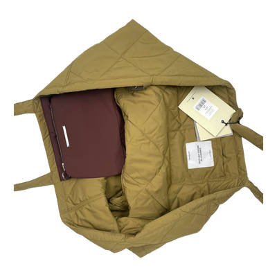 Embassy of Bricks and Logs albi quilted bag, earthy green