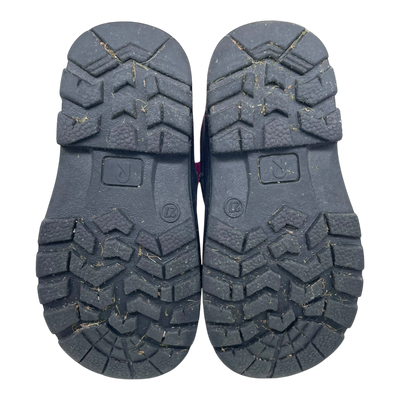 Reima nefar winter duck boots, black/pink | 27