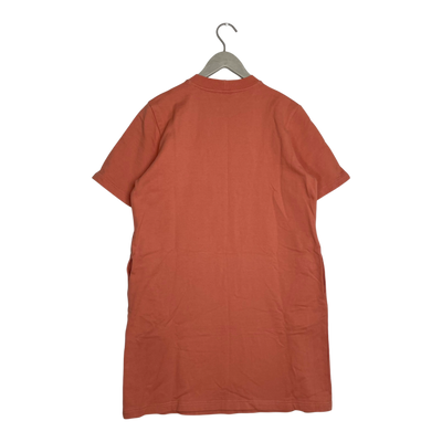 R-collection t-shirt sweat dress, salmon | woman S