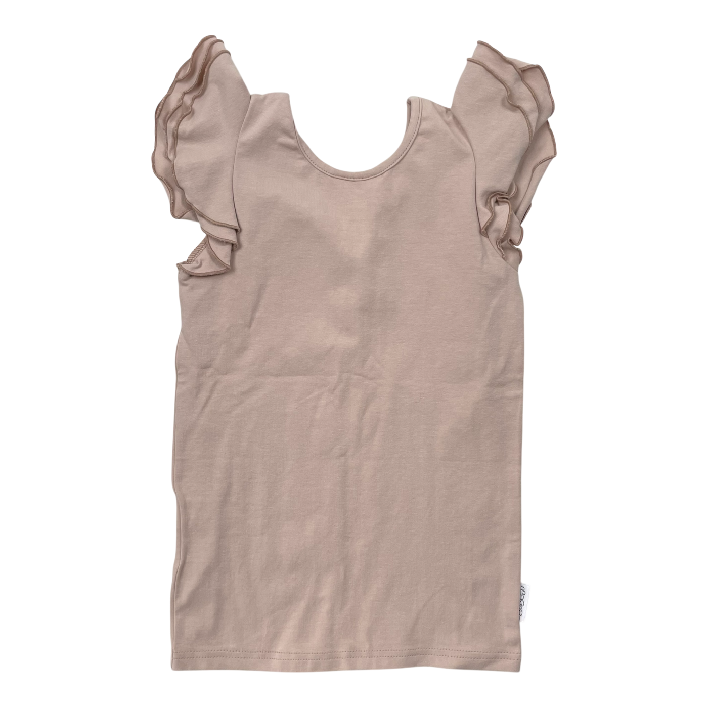 Gugguu Frill T-Shirt, alte Rose | 116 cm