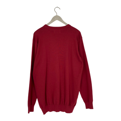 Makia knit sweater, wine | man M