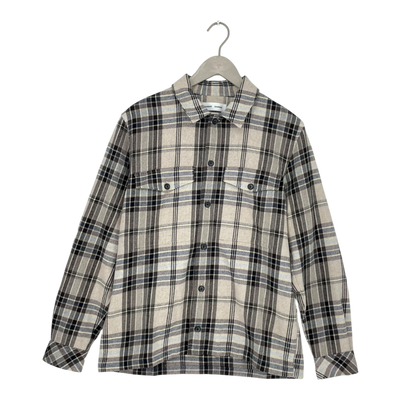 Samsøe Samsøe button shirt, beige | man L