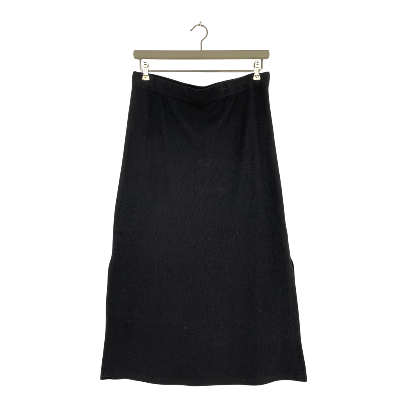 Dedicated ribbed skirt, black | woman XL