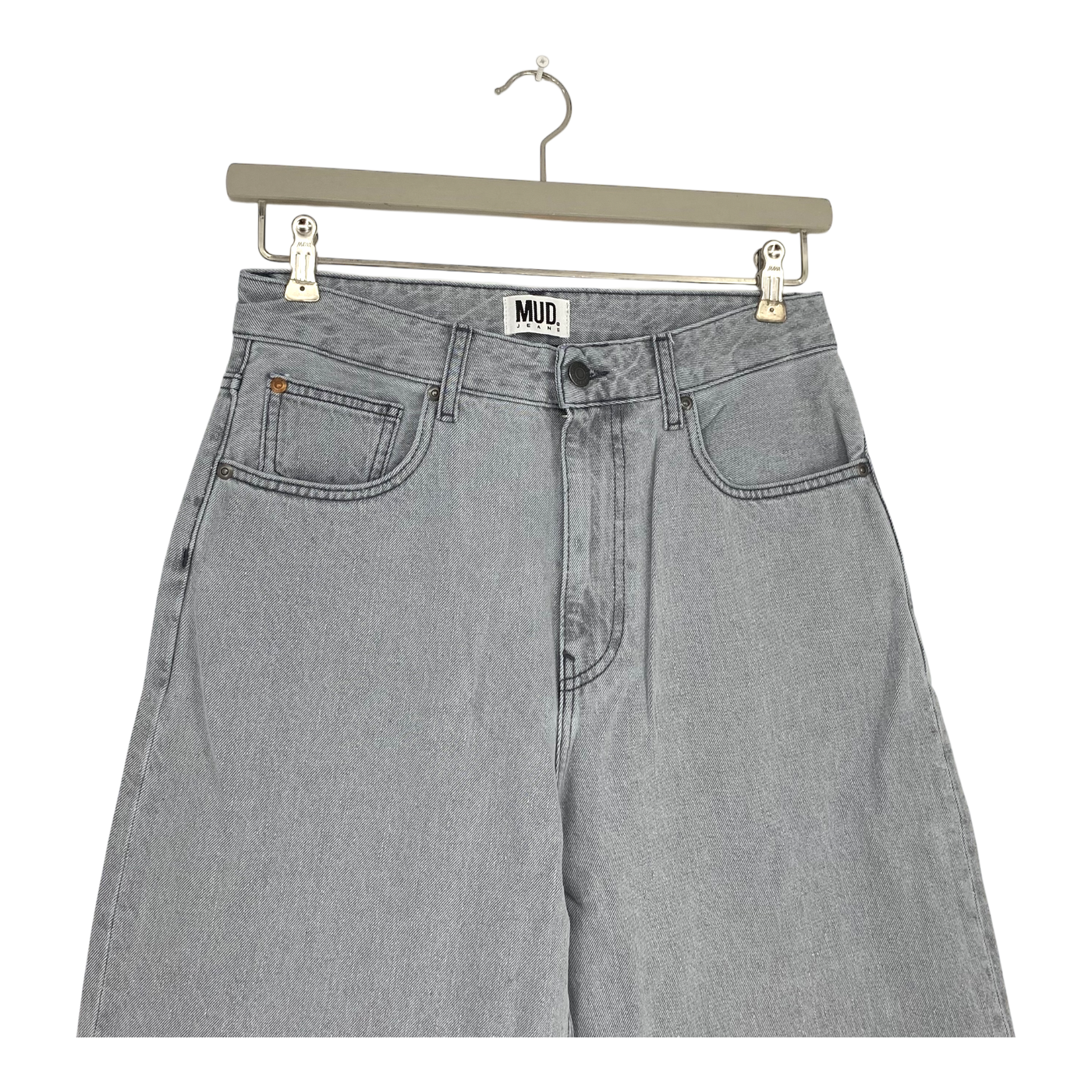 Mud Jeans brooke high barrel jeans, grey | woman w27