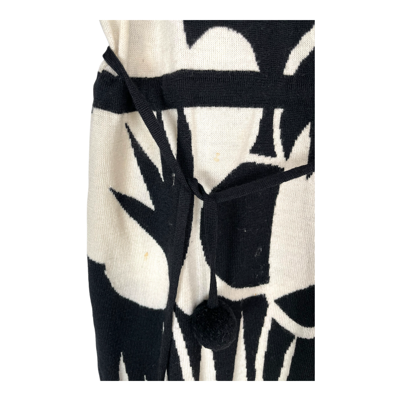 Marimekko vintage carla knit, black/white | woman S