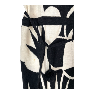 Marimekko vintage carla knit, black/white | woman S