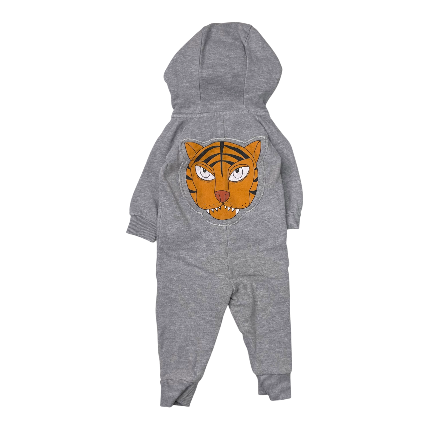 Mini Rodini sweat jumpsuit, grey | 56/62cm