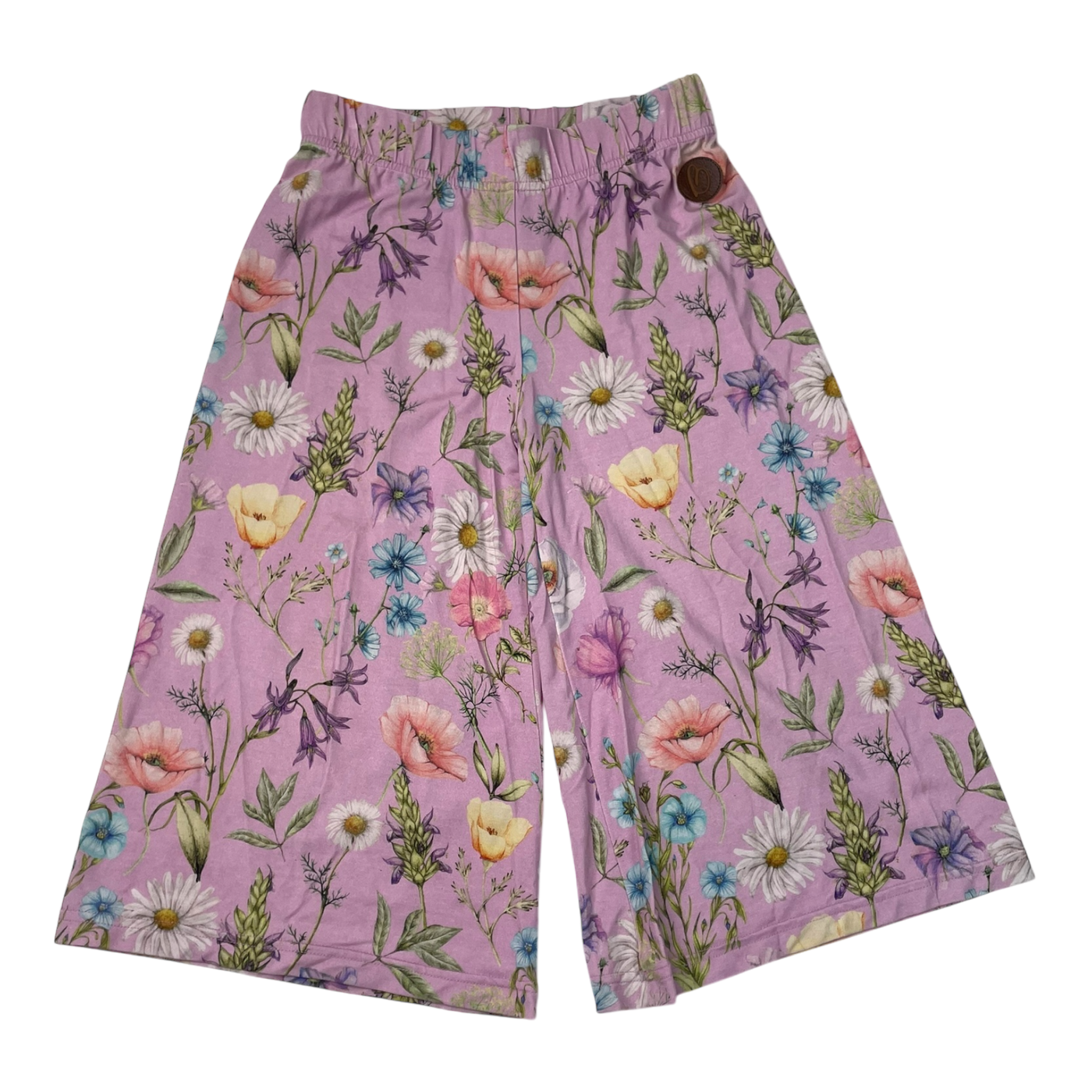 Blaa tricot culottes, flower | 122/128cm